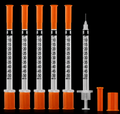 10 Pack 1/2ml 31G 5/16Inch(8mm) Measurement Dispensing Tools